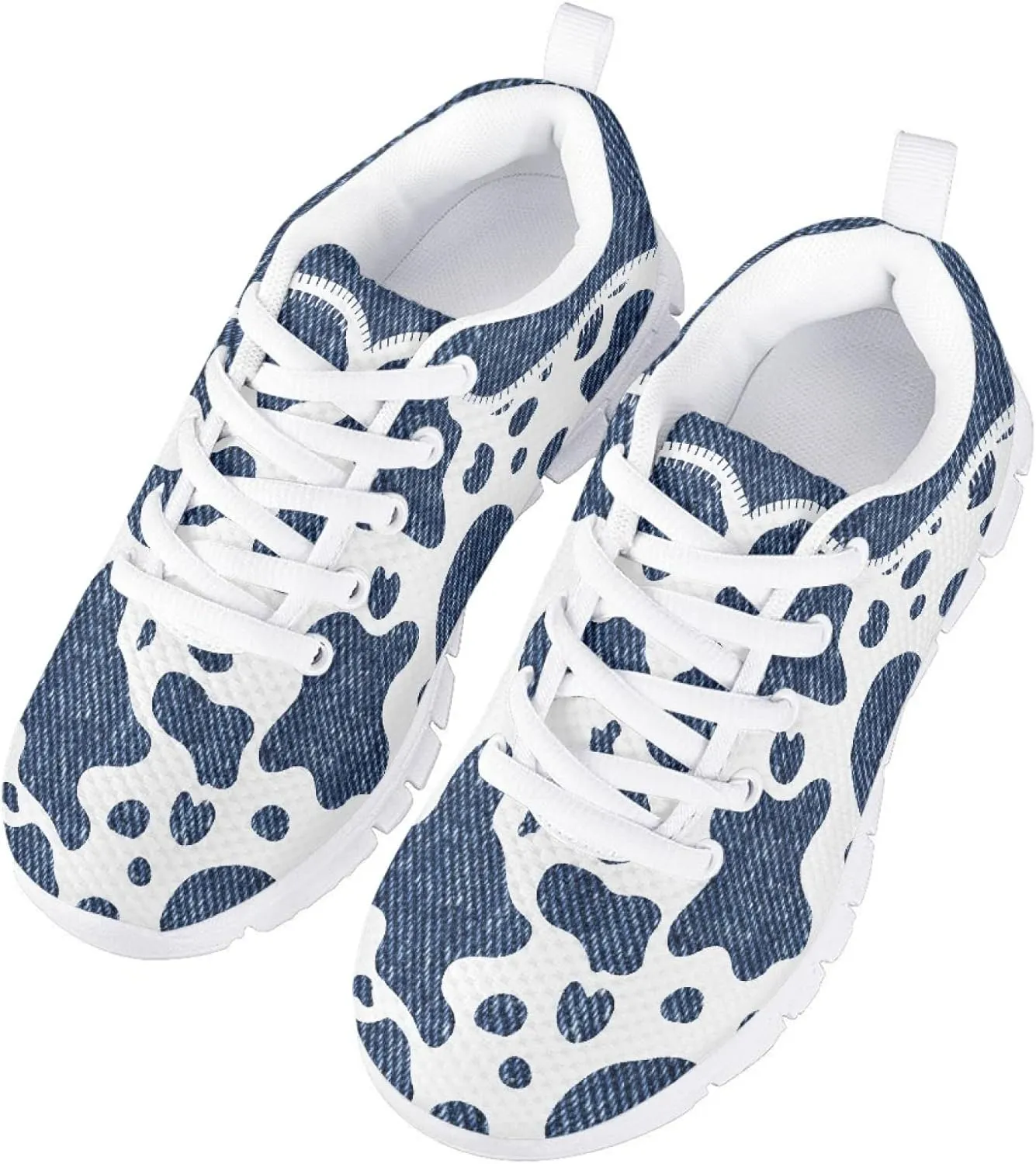 Kids Tennis Shoes Novelty Cute Print Lightweight Athletic Running Sneakers