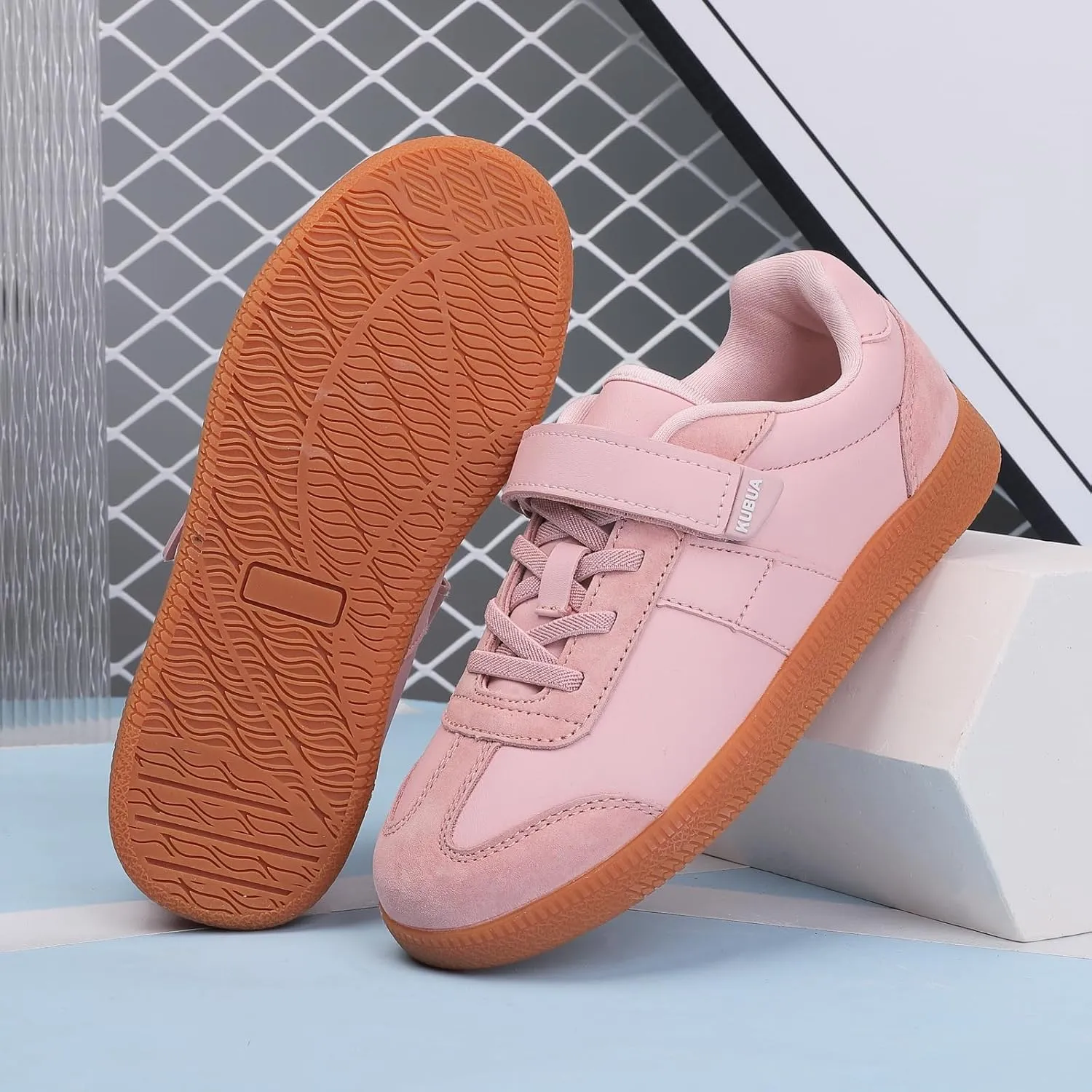 KUBUA Kids Sneakers Boys Girls Skate Shoes Lightweight Casual Shoes