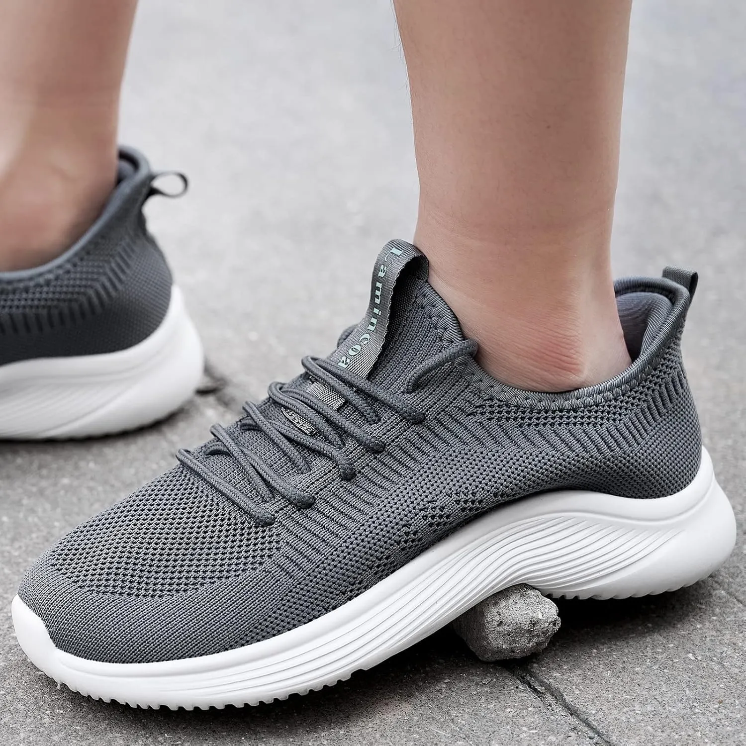 Lamincoa Womens Tennis Walking Shoes Slip On Lightweight Comfort Memory Foam Sneakers