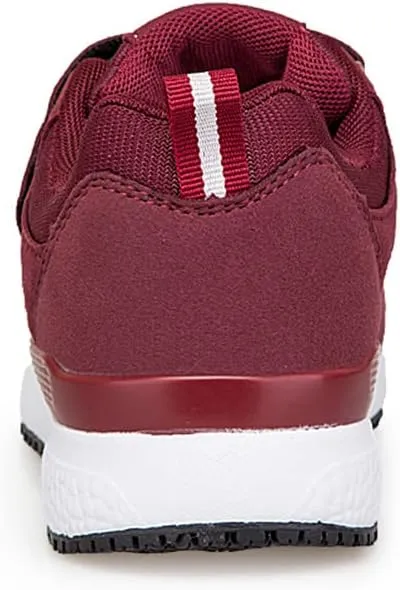 LEADER SHOW Women's Casual Walking Shoes Comfortable Non-Slip Lightweight Hook & Loop Sneakers