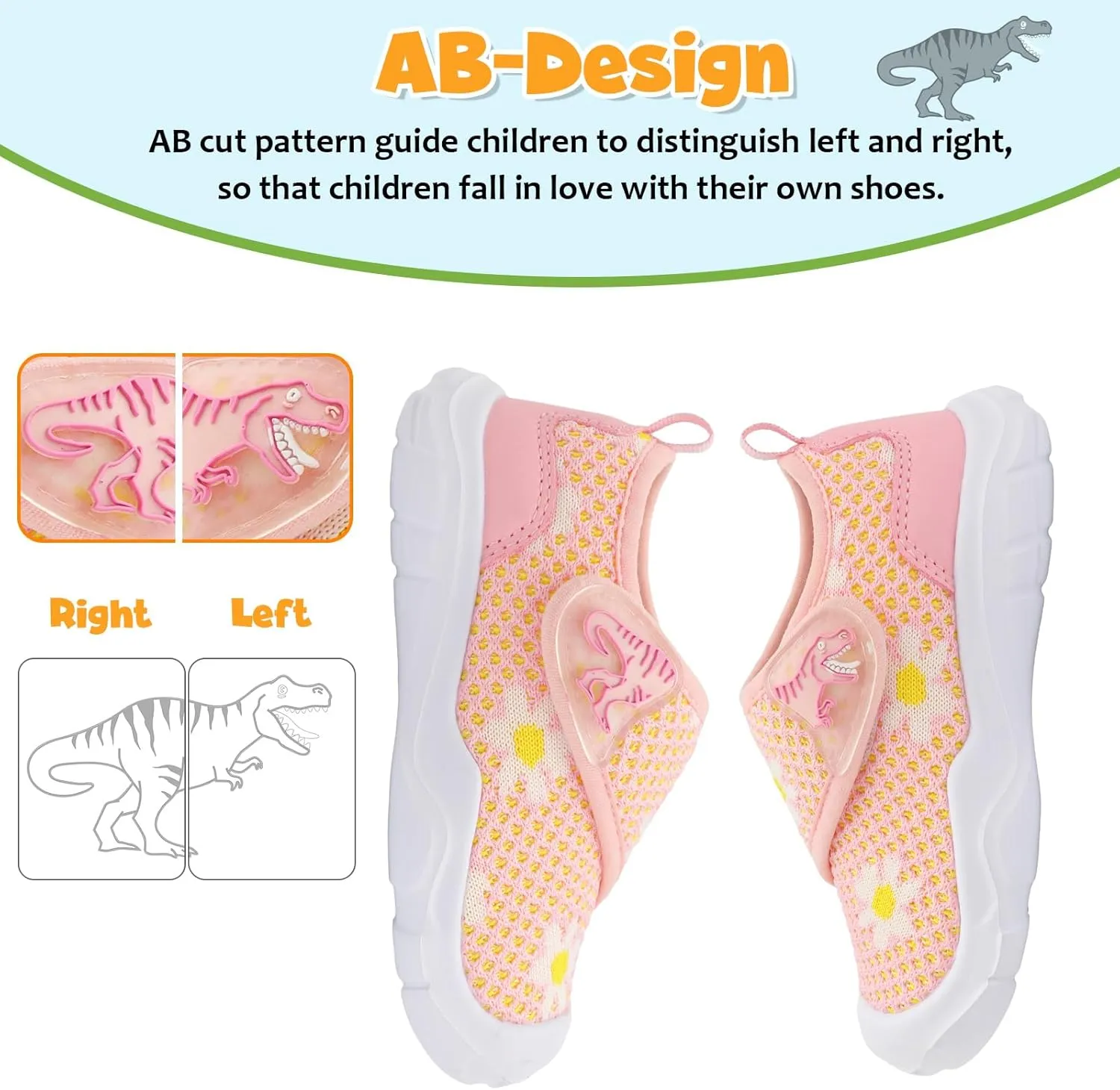 LeIsfIt Toddler Shoes Girls Boys Wide Barefoot Shoes Kids Breathable Sneakers Lightweight Tennis Athletic Walking Sneakers Slip On