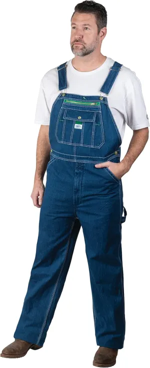 Liberty Men's Stonewashed Denim Bib Overall, Stone Washed, 44/32
