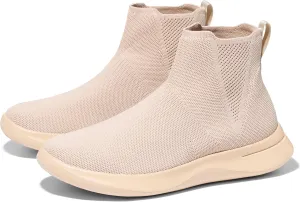 LinnOaks Ankle Walking Boots for Women Sock High Top Sneaker Boots Booties Wide Comfort Pull On Lightweight Sneakers Tennis Running Shoes