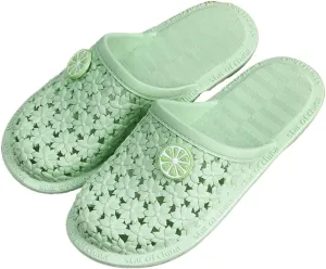 Loizziuy Women's Summer EVA Breathable Slippers with Flower and Fruit Patterns for Home Indoor and Outdoor Use