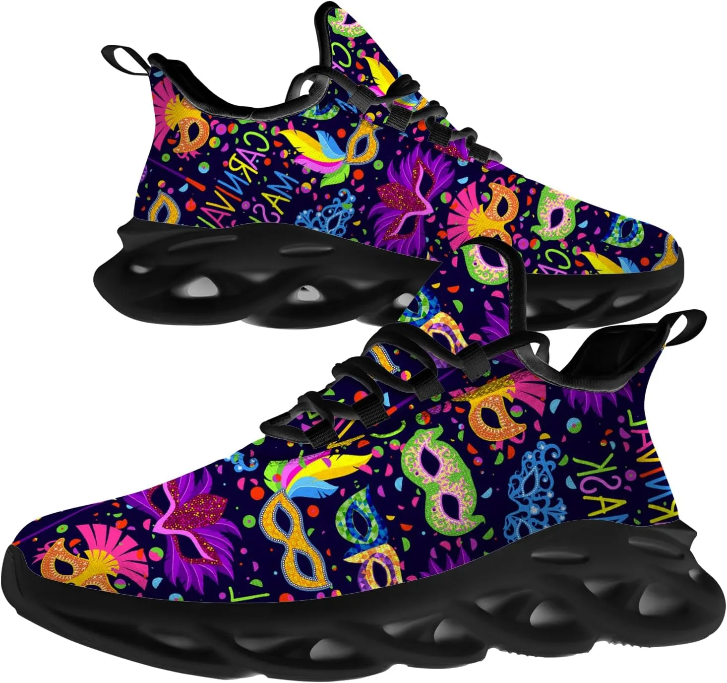 Men's Carnival Sneakers Custom Shoes Add Name Running Shoes Lightweight Walking Tennis Shoes Gifts for Men Women