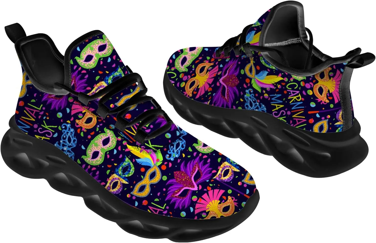 Men's Carnival Sneakers Custom Shoes Add Name Running Shoes Lightweight Walking Tennis Shoes Gifts for Men Women