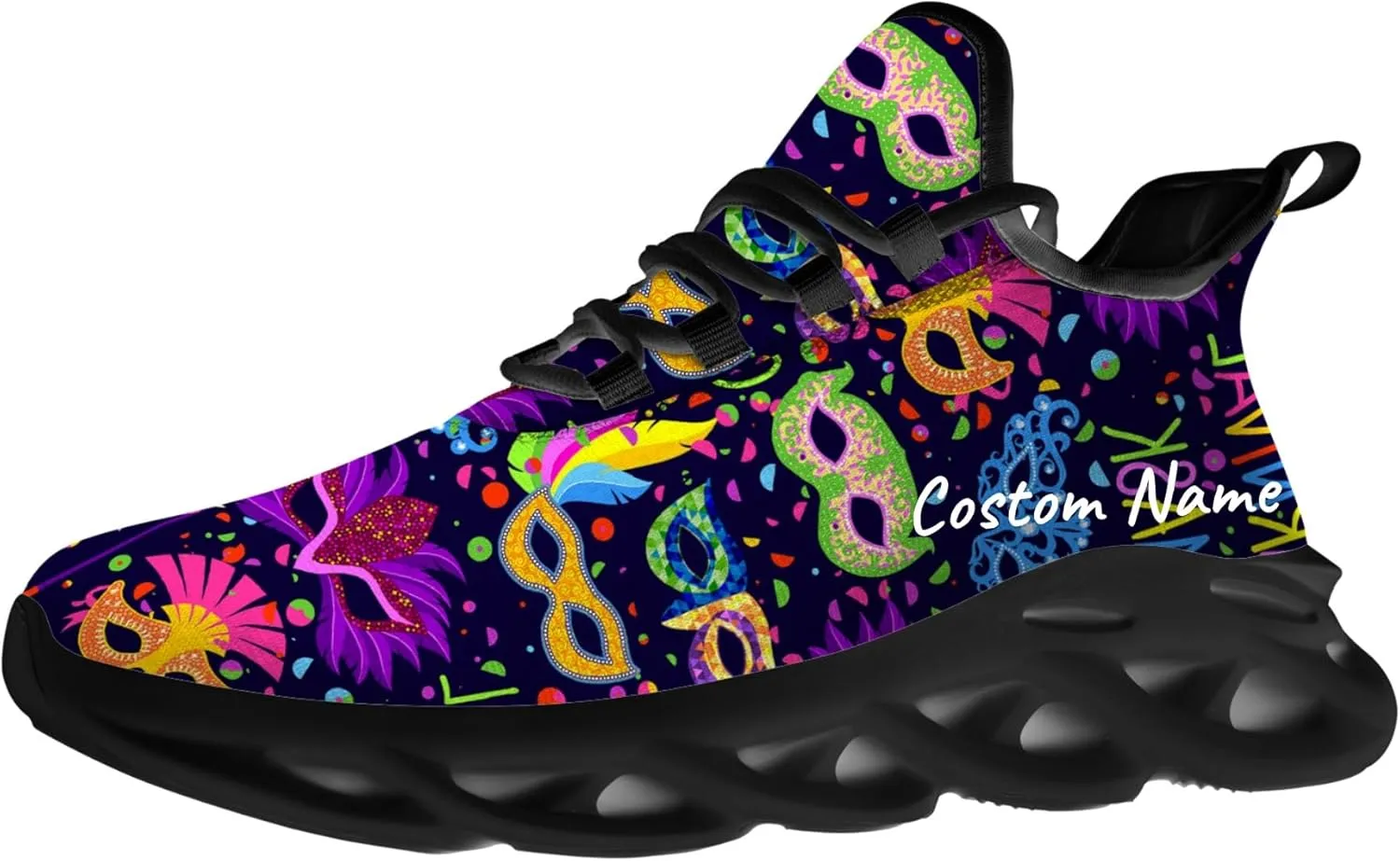 Men's Carnival Sneakers Custom Shoes Add Name Running Shoes Lightweight Walking Tennis Shoes Gifts for Men Women