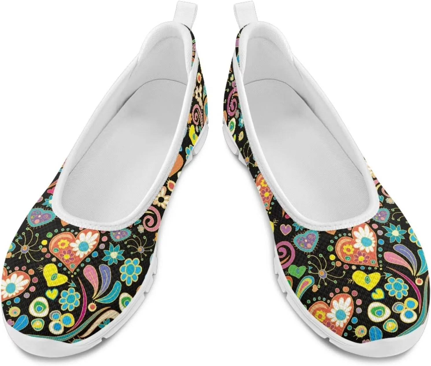 Modysero Womens Slip On Flats Round Toe for Summer Spring Work Womens Walking Shoes Trendy Daily Flats Shoes for Ladies