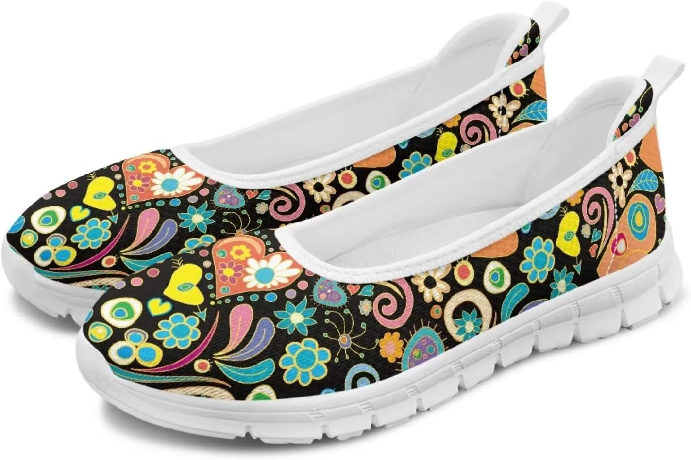 Modysero Womens Slip On Flats Round Toe for Summer Spring Work Womens Walking Shoes Trendy Daily Flats Shoes for Ladies