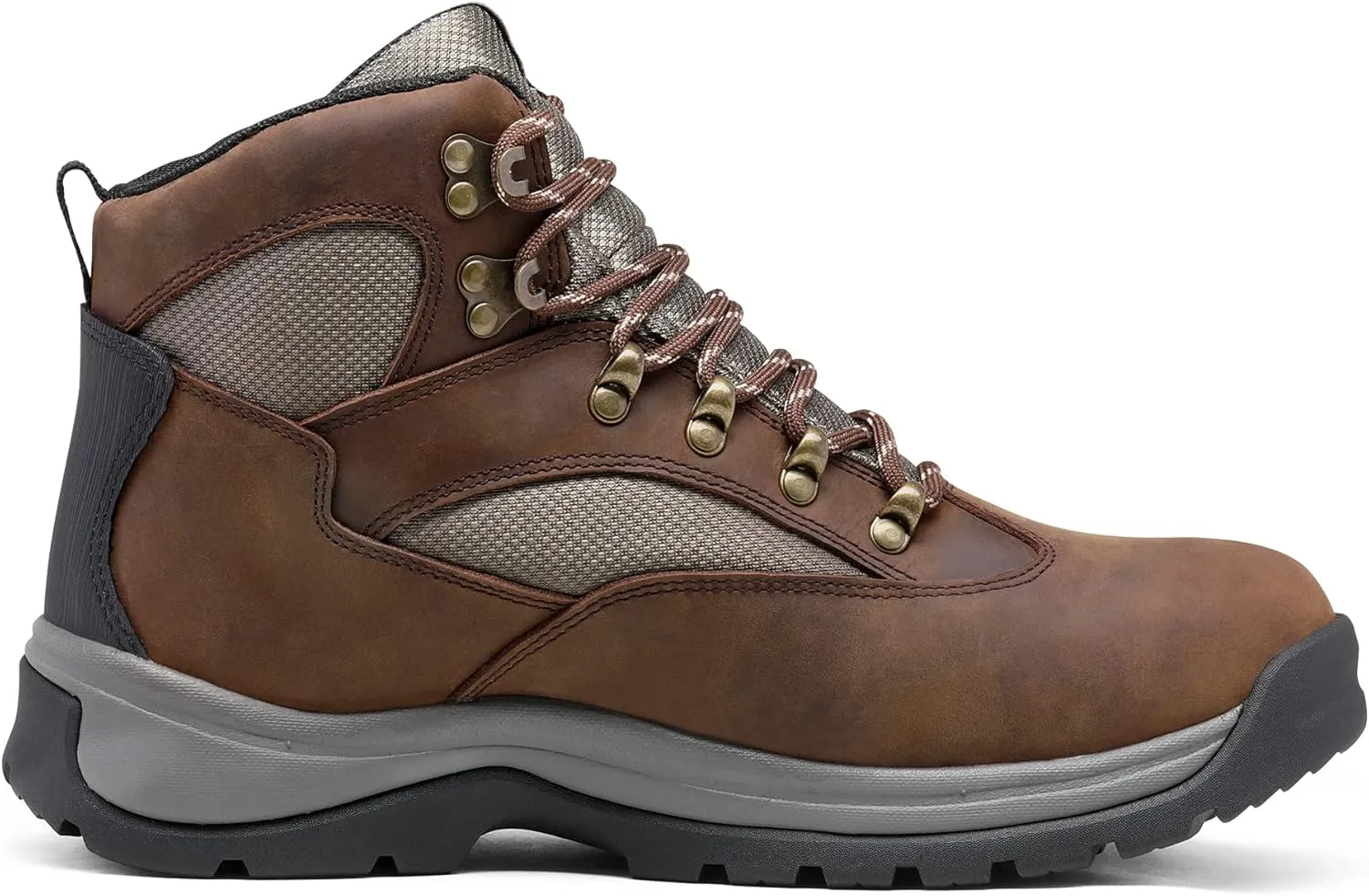 NORTIV 8 Steel Toe Work Boots for Men Waterproof Slip Resistant Safety Construction Boots ROCKFOR