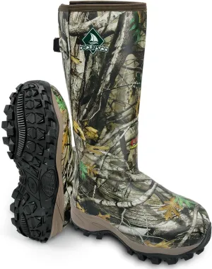Obcursco 400g Insulation Rubber Hunting Boots for Men, Insulated Waterproof 6mm Neoprene Boot for Hunting (Camo)