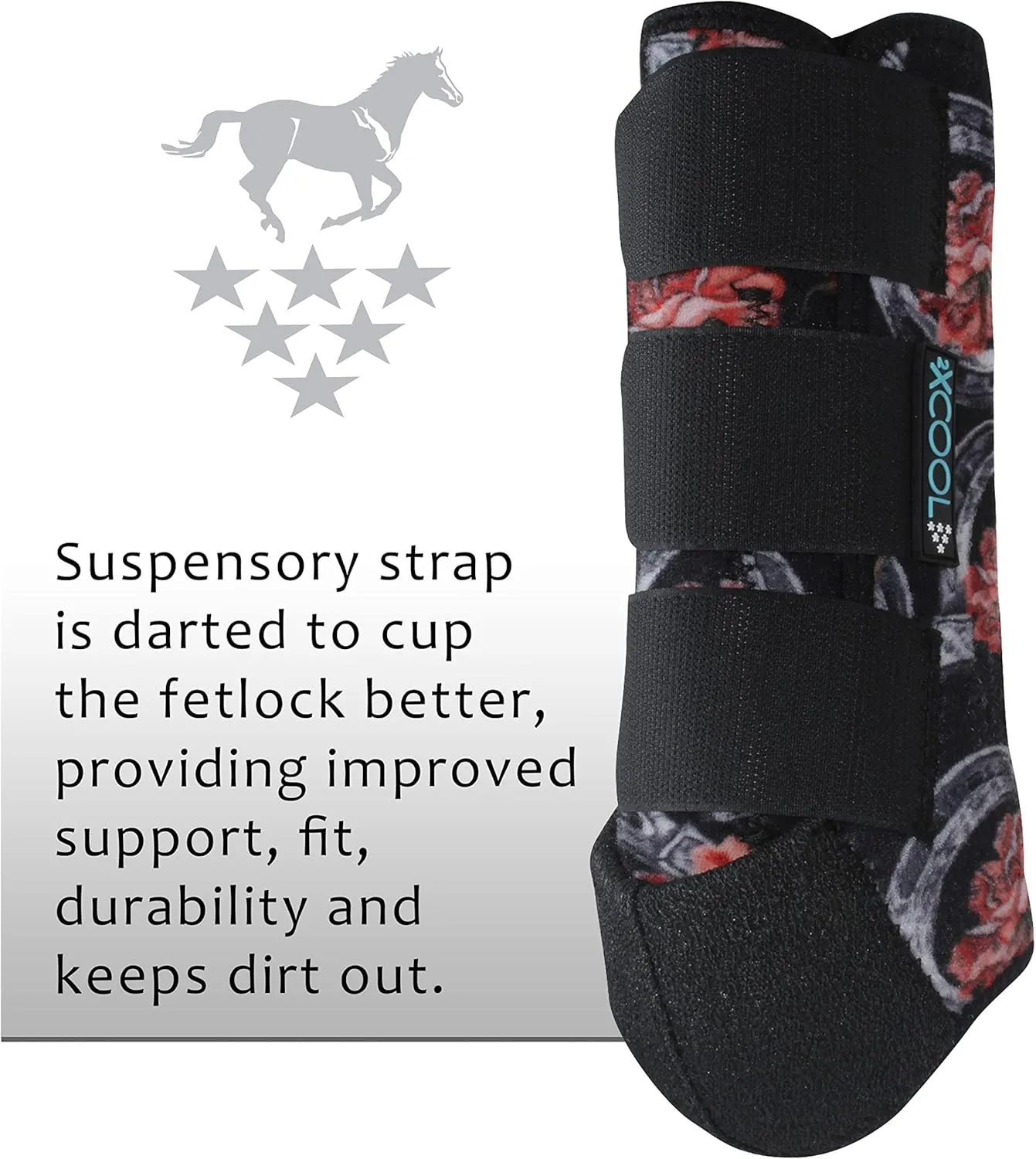 Professional's Choice 2XCOOL Sports Medicine Horse Boots | Protective & Breathable Design for Ultimate Comfort & Durability in Active Horses | Value 4 Pack | Small, Medium, Large