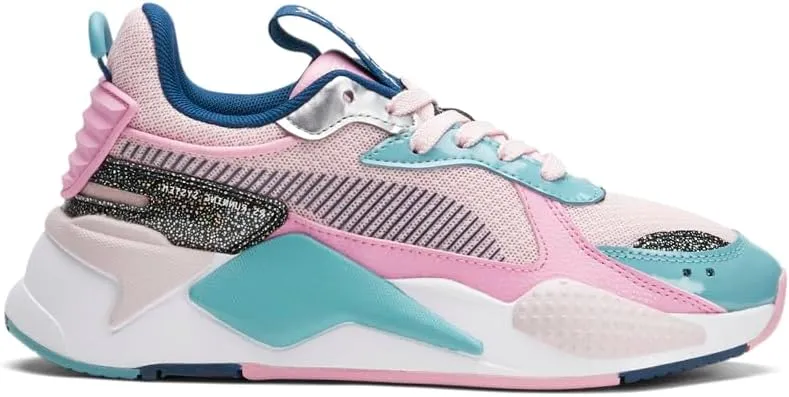 Puma Kids Girls Rs-X Aurora Glitter Lace Up Sneakers Shoes Casual - Pink - Size 6 M