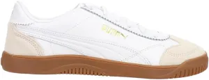 PUMA Womens Club 5V5 Lux Lace Up Sneakers Shoes Casual - White - Size 8.5 M