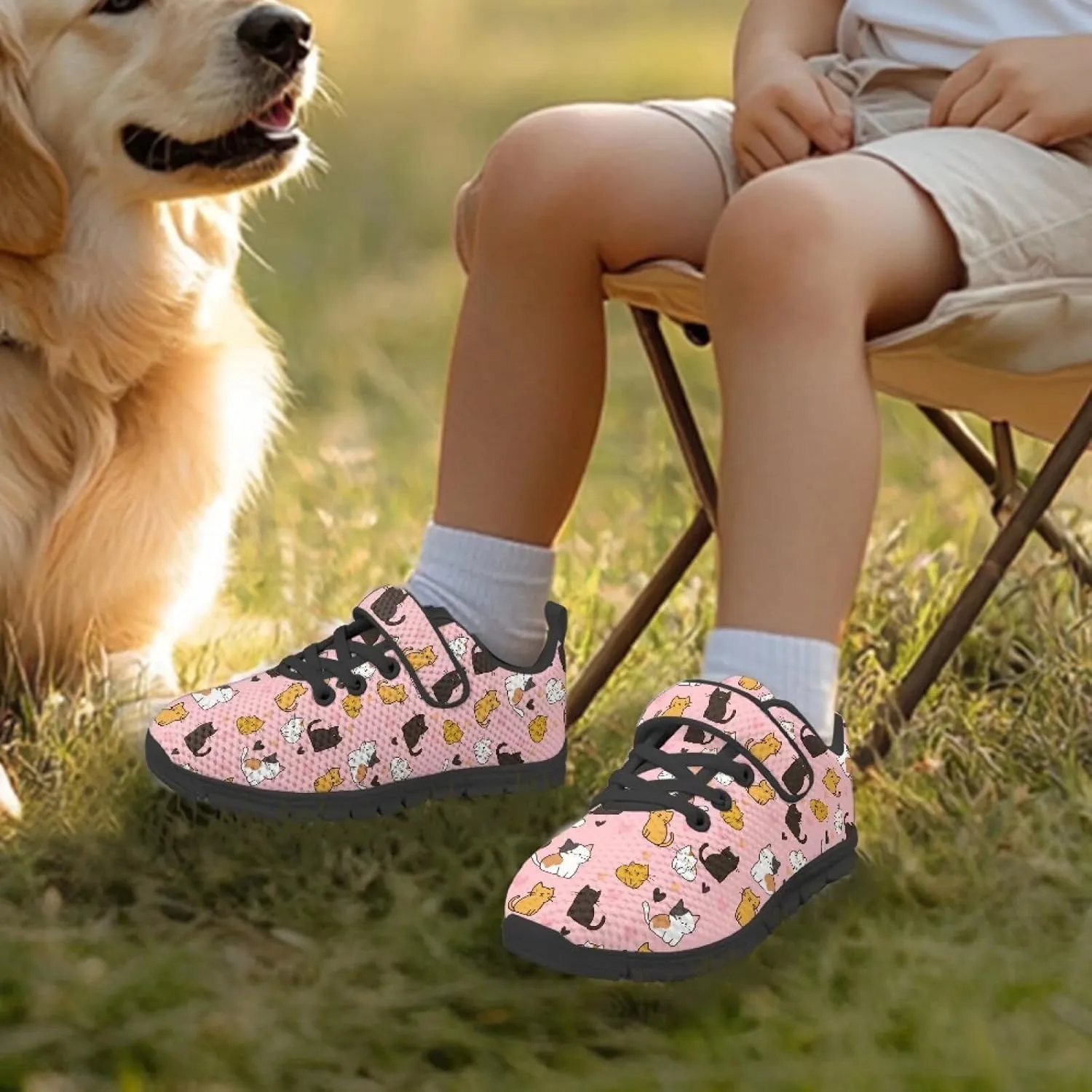 Running Shoes for Girls Pink Kids Tennis Shoes School Casual Sneakers