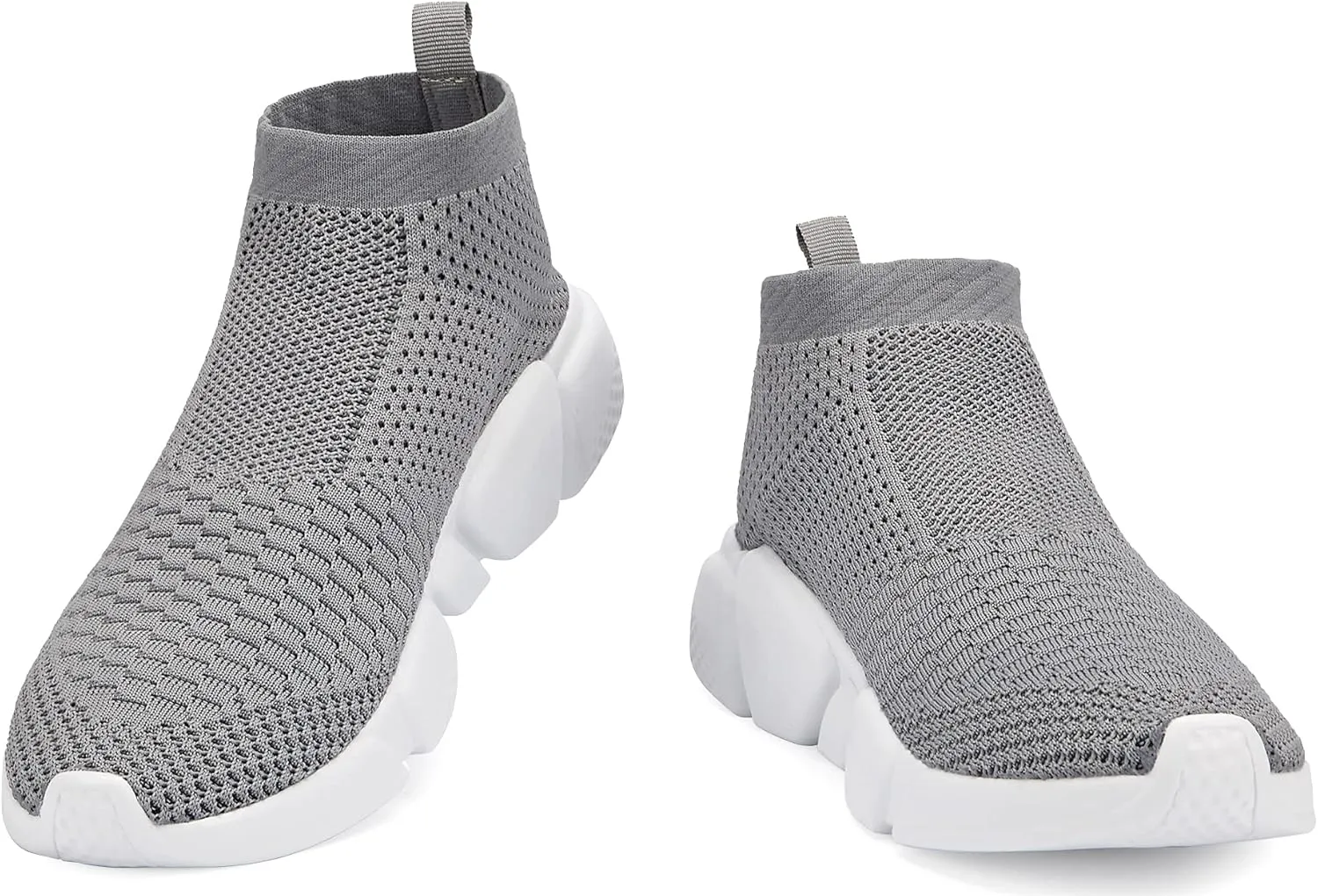 Santiro Women Slip on Sneakers Lightweight Knit Walking Casual Running Athletic Shoes