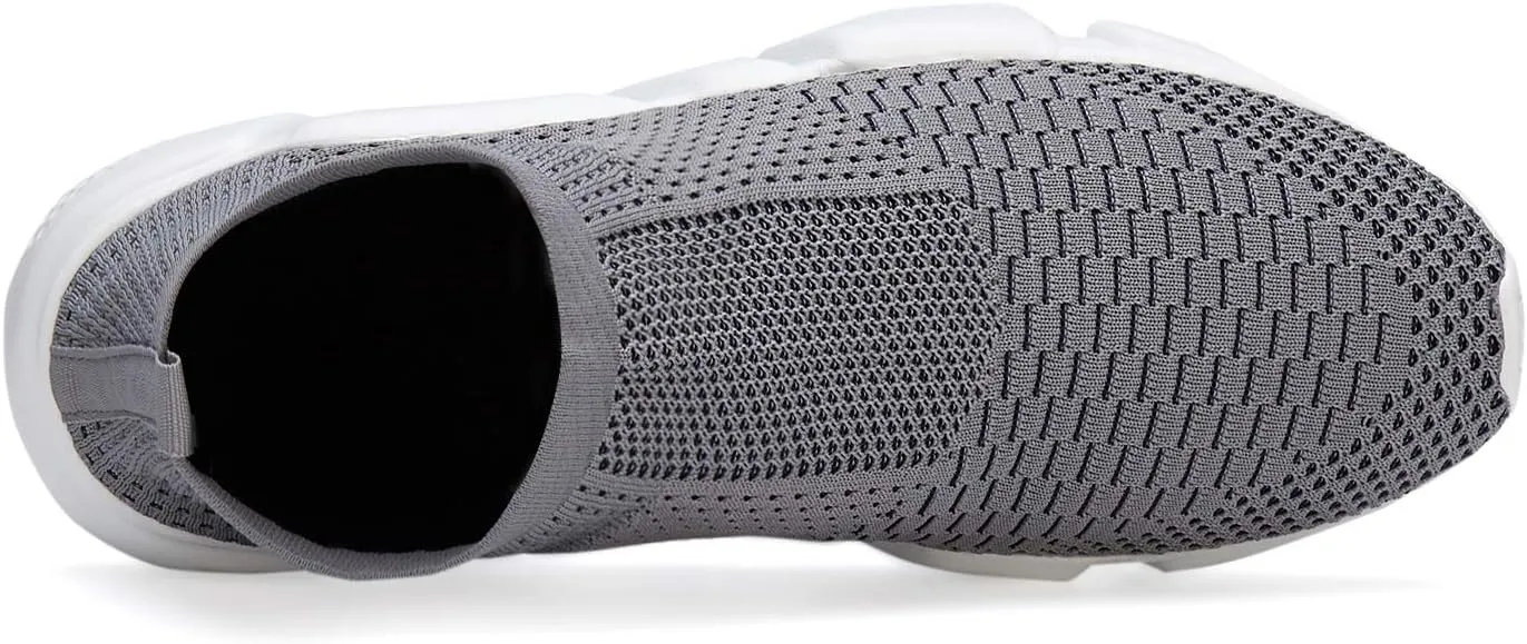 Santiro Women Slip on Sneakers Lightweight Knit Walking Casual Running Athletic Shoes