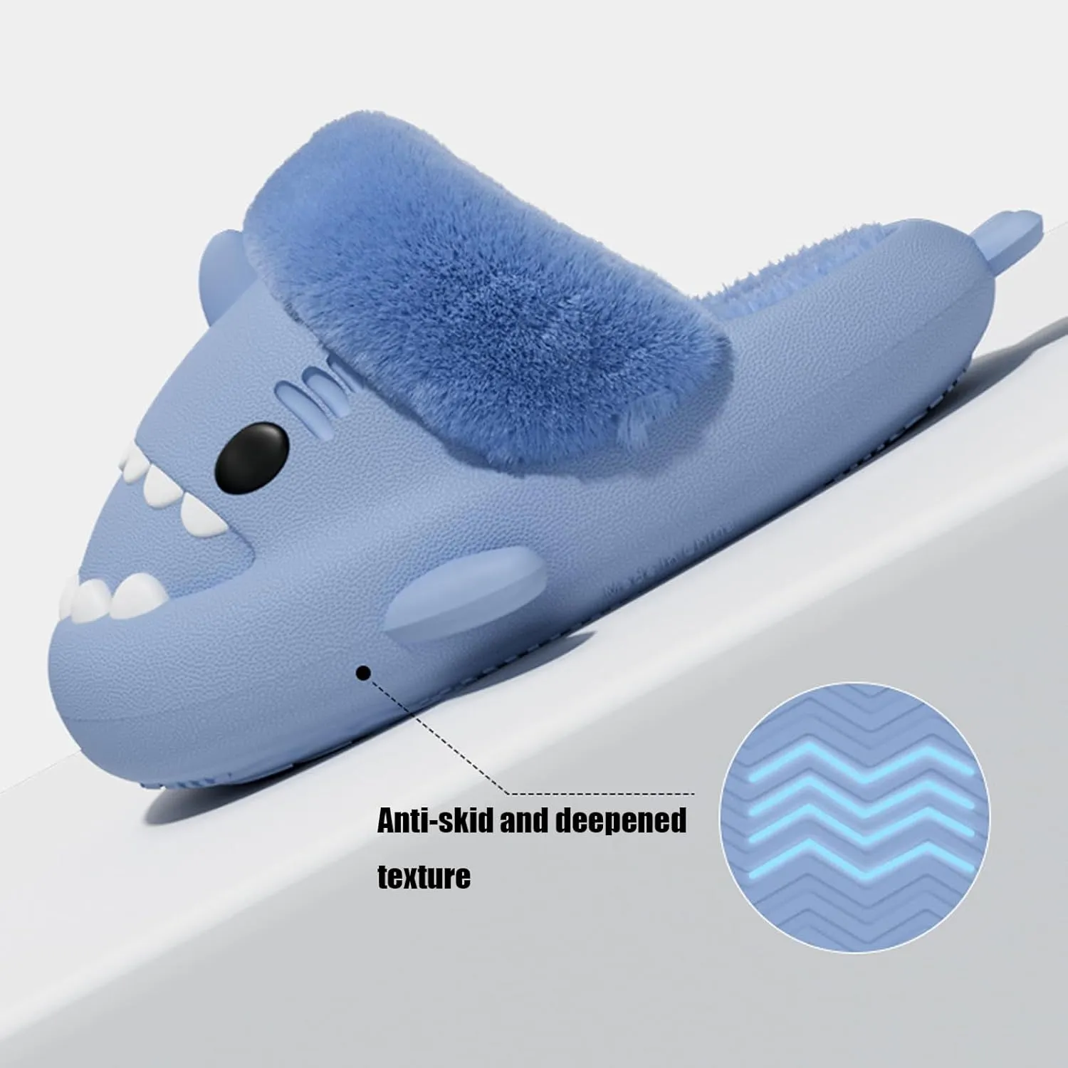 Sharklas Polares, Sharklas De Invierno Shark Slides, Anti-Slip Shark Cloud Slippers, Shark Sandals For Kids Girls Boys