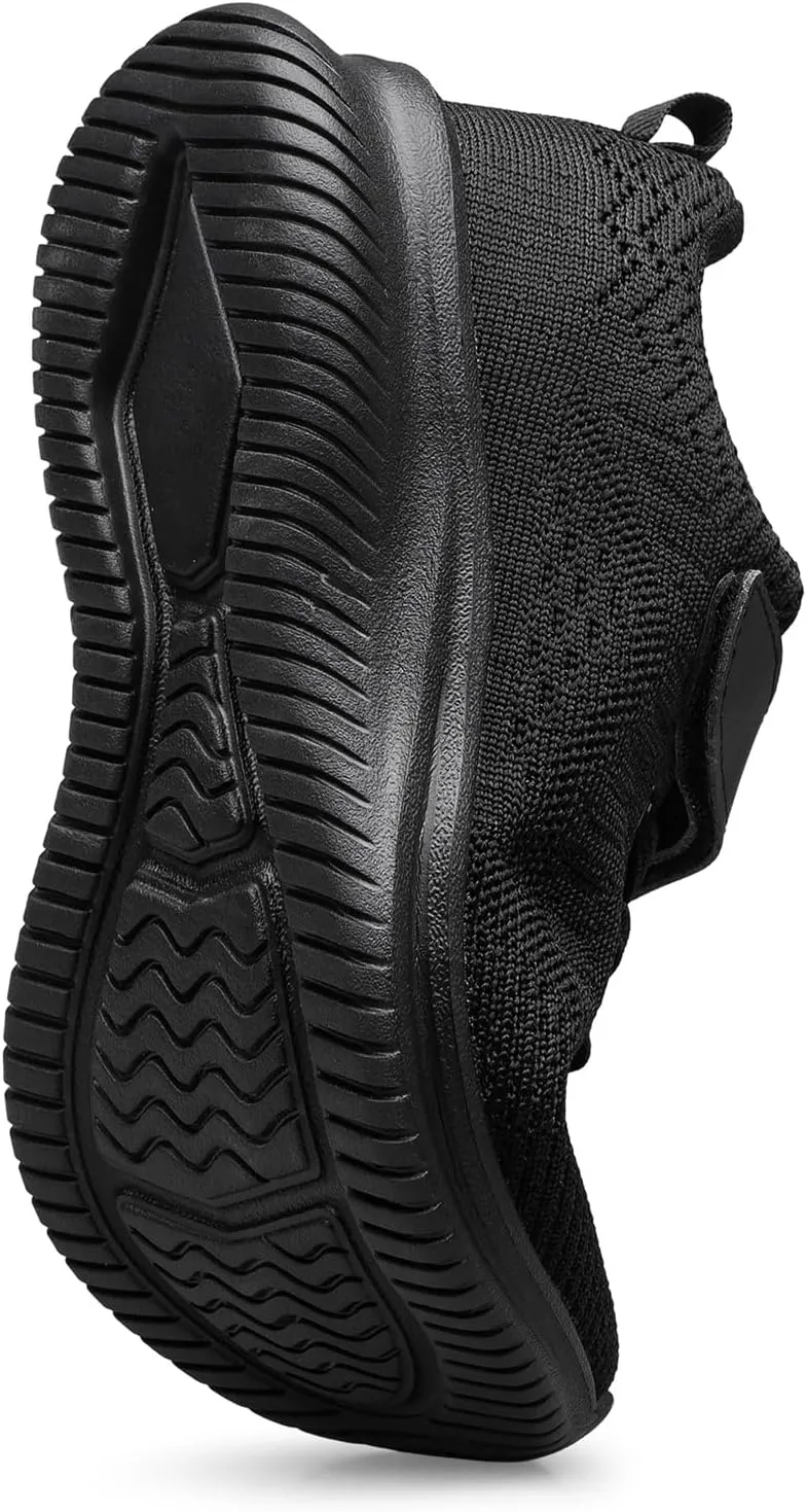 SILLENORTH Boys Girls Sneakers Slip on Lightweight Breathable Kids Running Walking Shoes for Toddler/Little Kid/Big Kid
