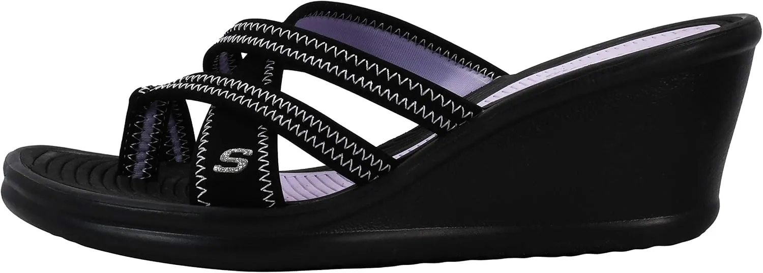 Skechers Cali Women's Rumblers-Beautiful People Wedge Sandal