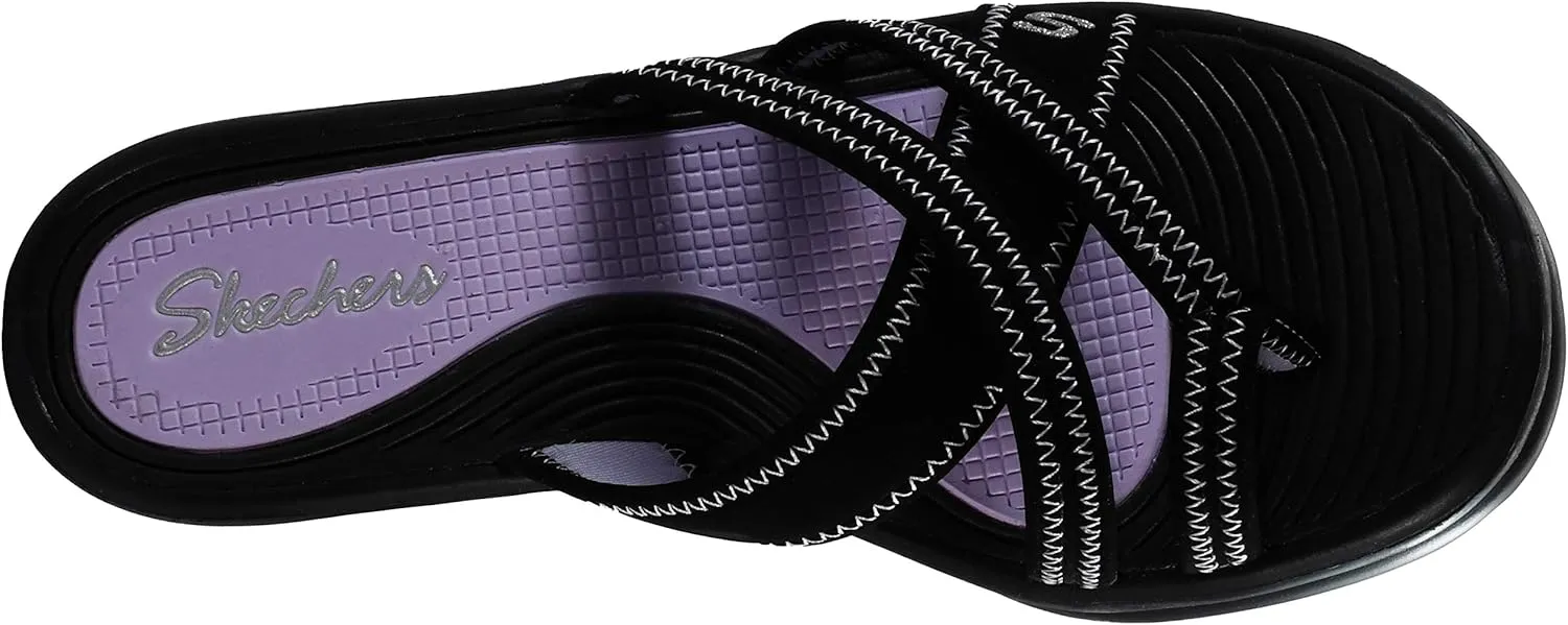 Skechers Cali Women's Rumblers-Beautiful People Wedge Sandal
