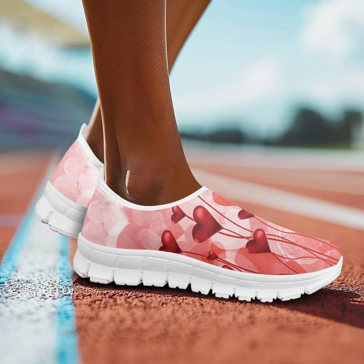 Sneakers for Women Low Top Shoes Womens Lightweight Tennis Loafers Slip on Casual Outdoor Workout Flats All Seasons White Sole
