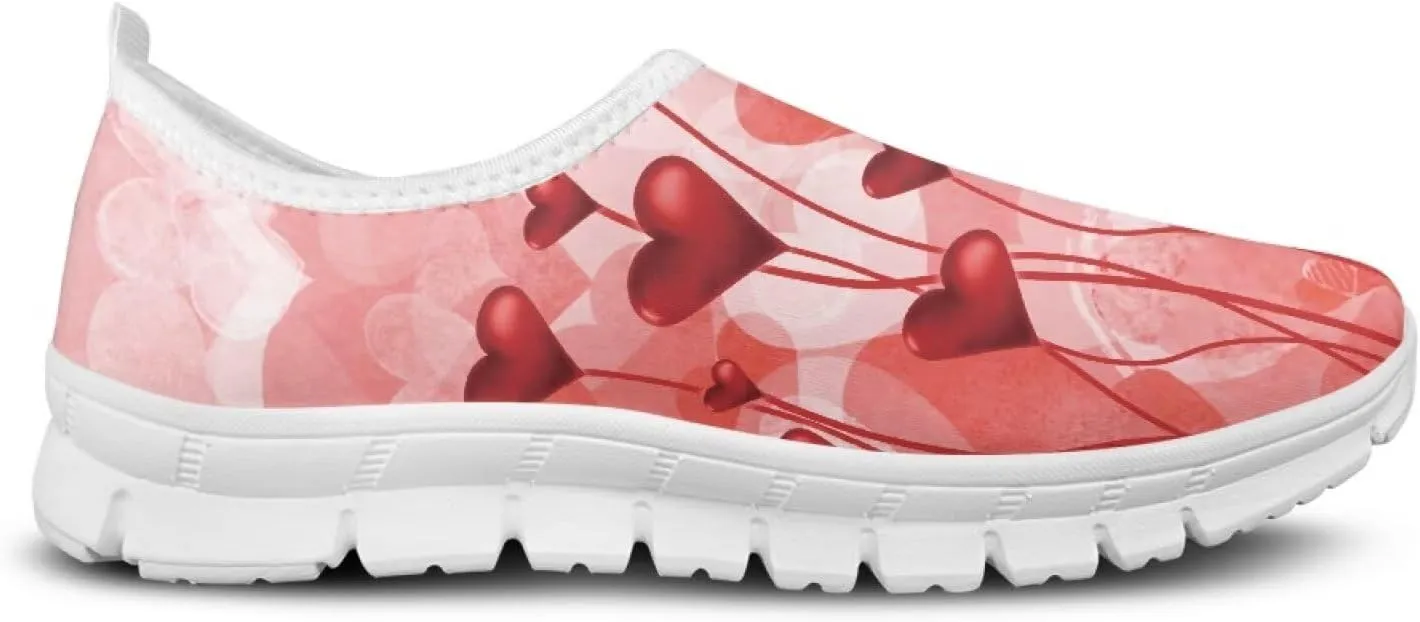 Sneakers for Women Low Top Shoes Womens Lightweight Tennis Loafers Slip on Casual Outdoor Workout Flats All Seasons White Sole