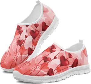 Sneakers for Women Low Top Shoes Womens Lightweight Tennis Loafers Slip on Casual Outdoor Workout Flats All Seasons White Sole