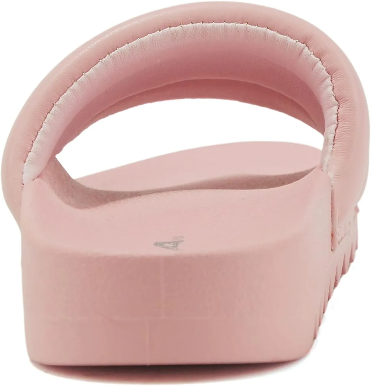 Soda BETWEEN ~ Women Flat Open Toe Single Plush Wide Strap With Fashion Footbed Slide Sandal