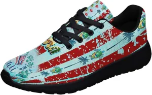Sonzj-II Women Men Running Shoes Unisex Walking Shoes Lightweight Lace Up Athletic Sneakers