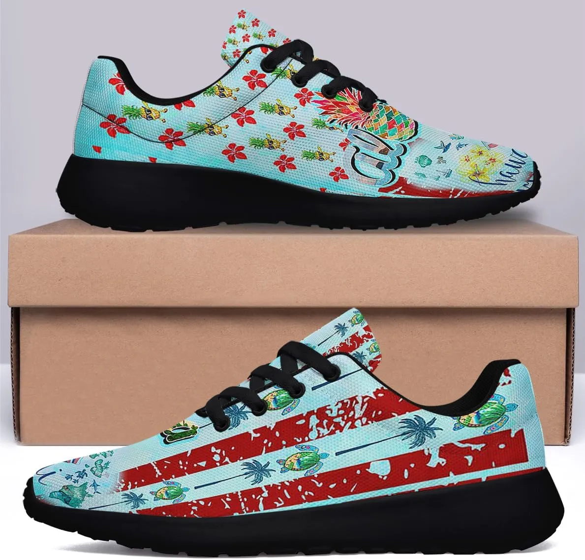 Sonzj-II Women Men Running Shoes Unisex Walking Shoes Lightweight Lace Up Athletic Sneakers