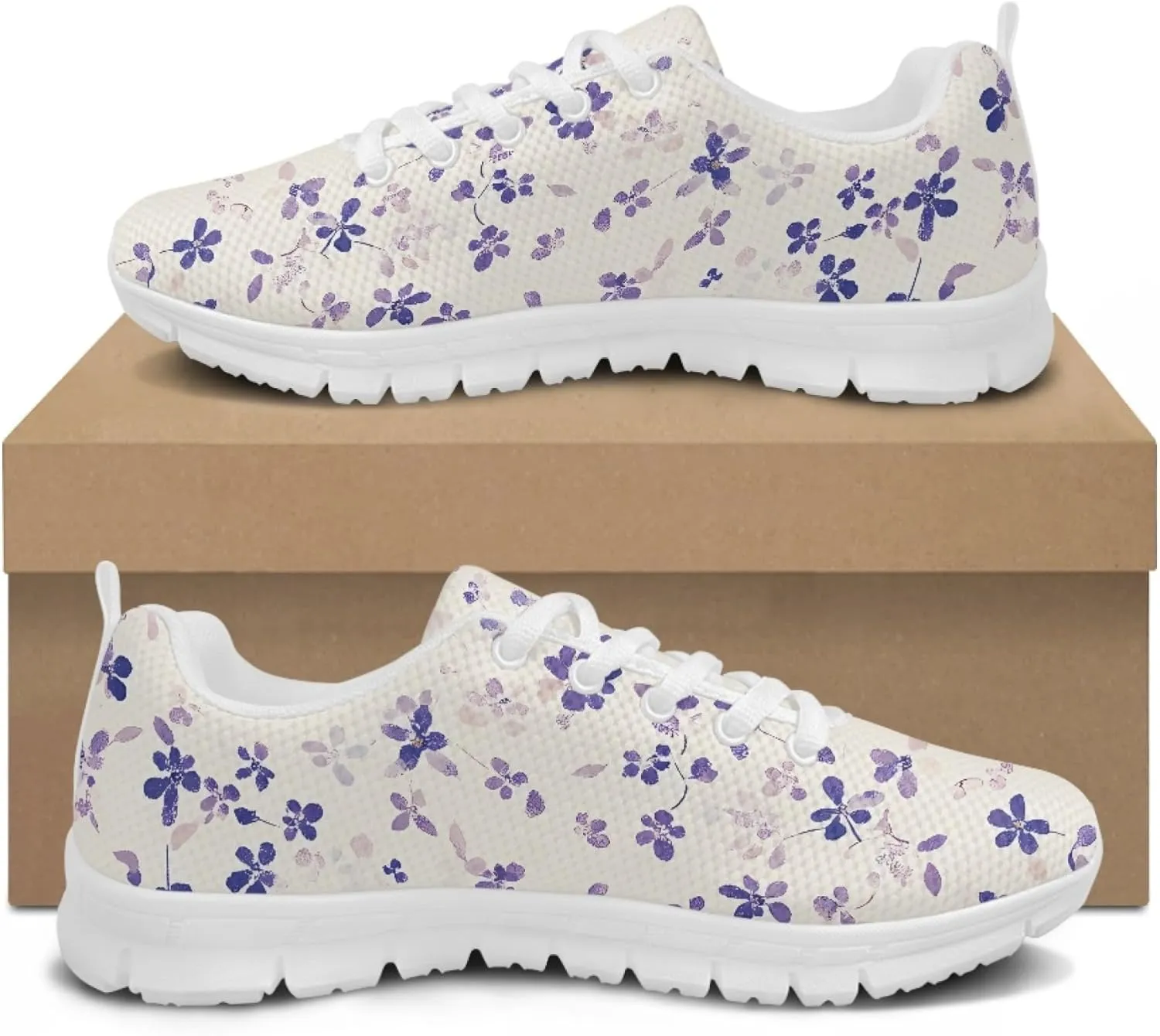 Sports Tennis Shoes for Women Running Causal Shoe Teens Girls Outdoor Travel Sneakers Walking Low Heel Lace up Breathable Lightweight
