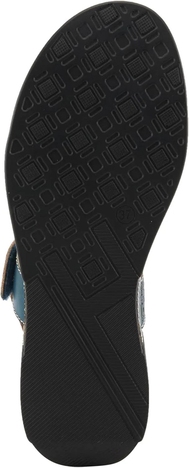 Spring Step L'Artiste Women's CAITLINA - Hand-Painted Floral Athleisure Sandals for Women