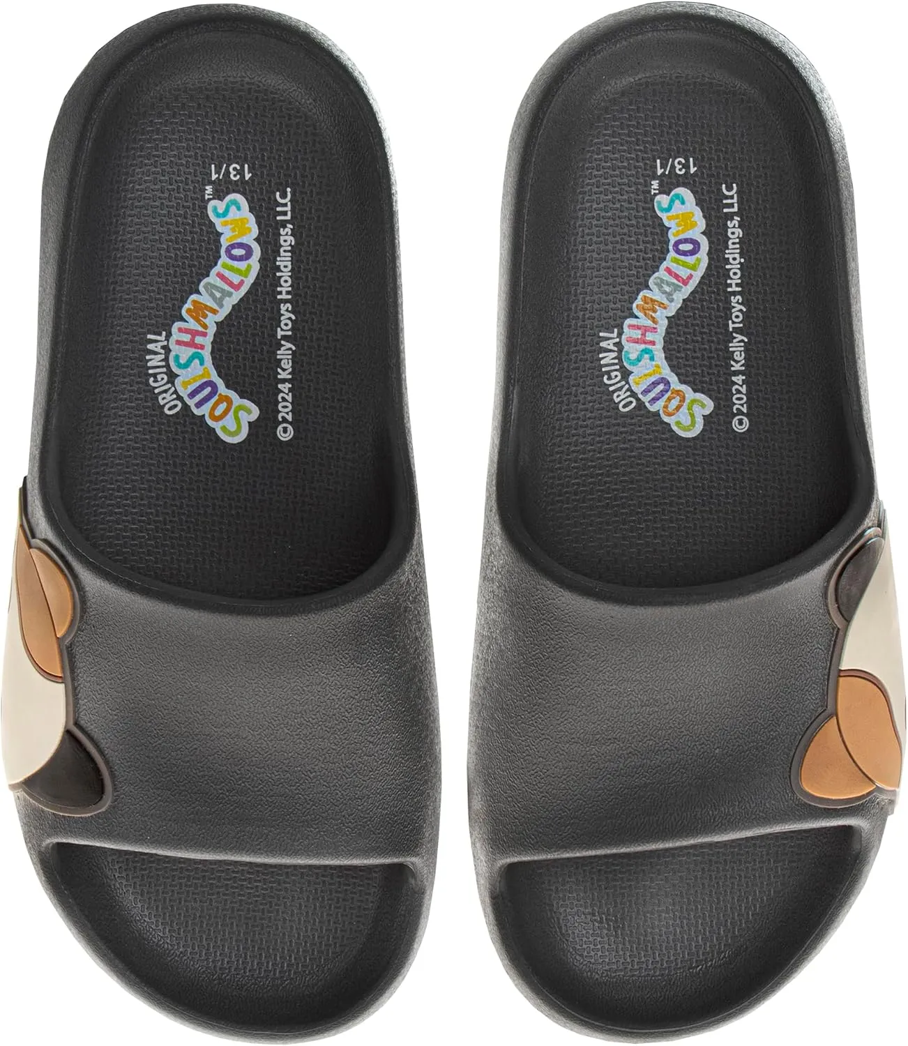 Squishmallows Slides Open Toe Sandals - Girl Boys Women Summer Beach Water Pool Shoes (sizes 13-5 Kids / 5-10 Adults)
