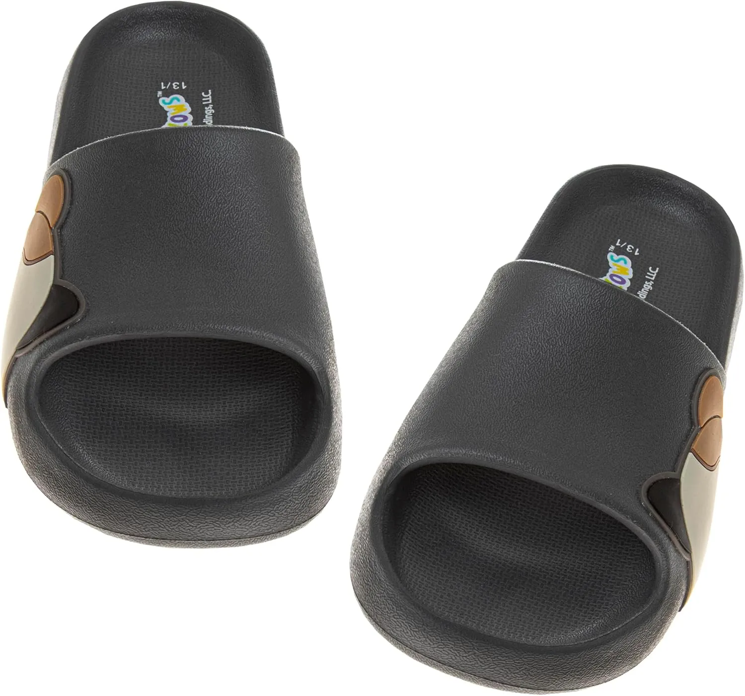 Squishmallows Slides Open Toe Sandals - Girl Boys Women Summer Beach Water Pool Shoes (sizes 13-5 Kids / 5-10 Adults)