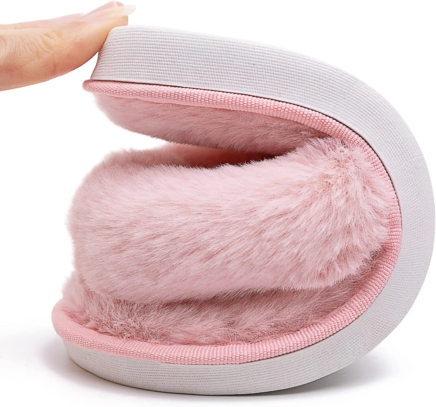 techcity Boys Girls Fuzzy Flip Flop Slippers Kids Cute Soft Comfy Open Toe Fluffy Slip On Thong Flat Sandals House Home Fur Slides Indoor Outdoor