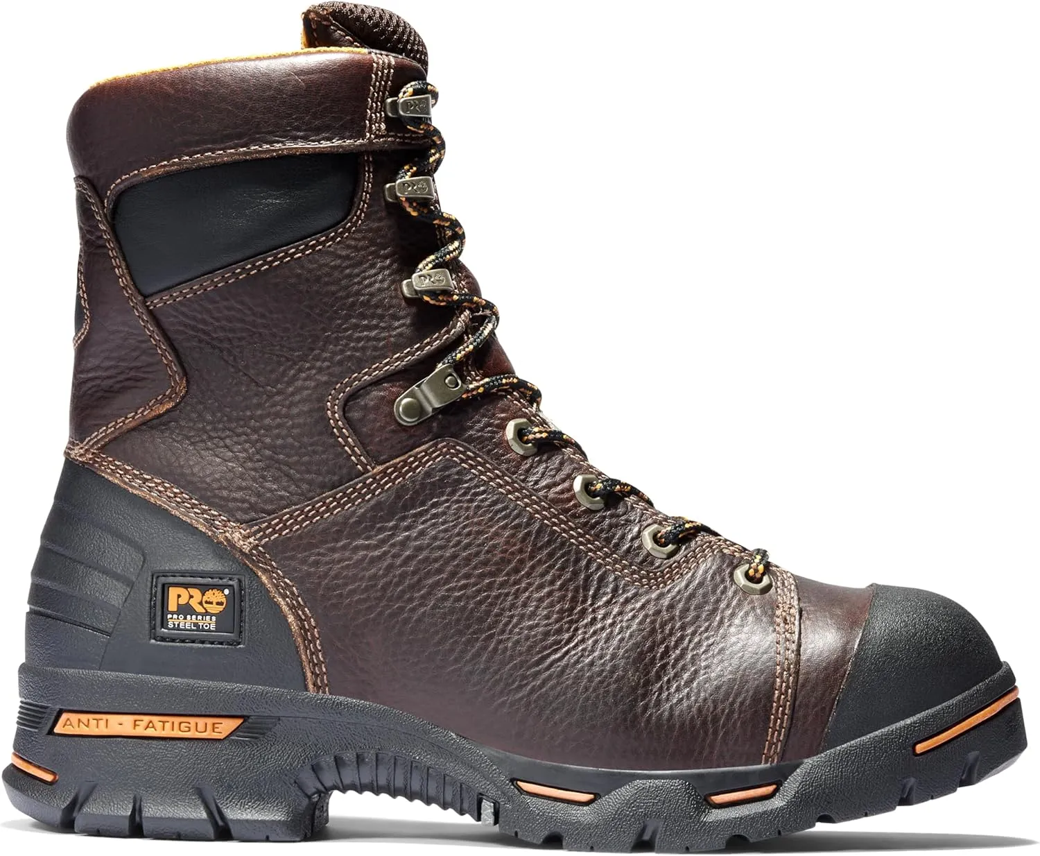 Timberland PRO Men's Endurance 8 Inch Steel Safety Toe Puncture Resistant Industrial Work Boot