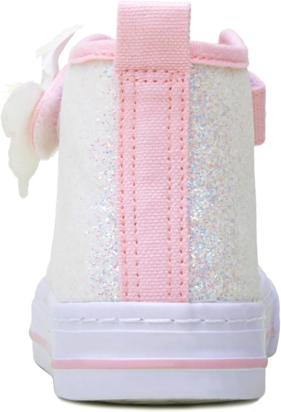 Toandon Kids Adorable Fashion High Top Casual Canvas Sneakers