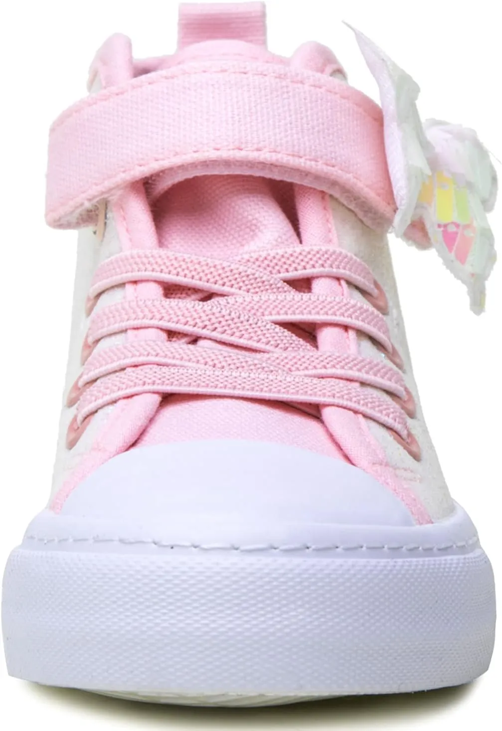 Toandon Kids Adorable Fashion High Top Casual Canvas Sneakers