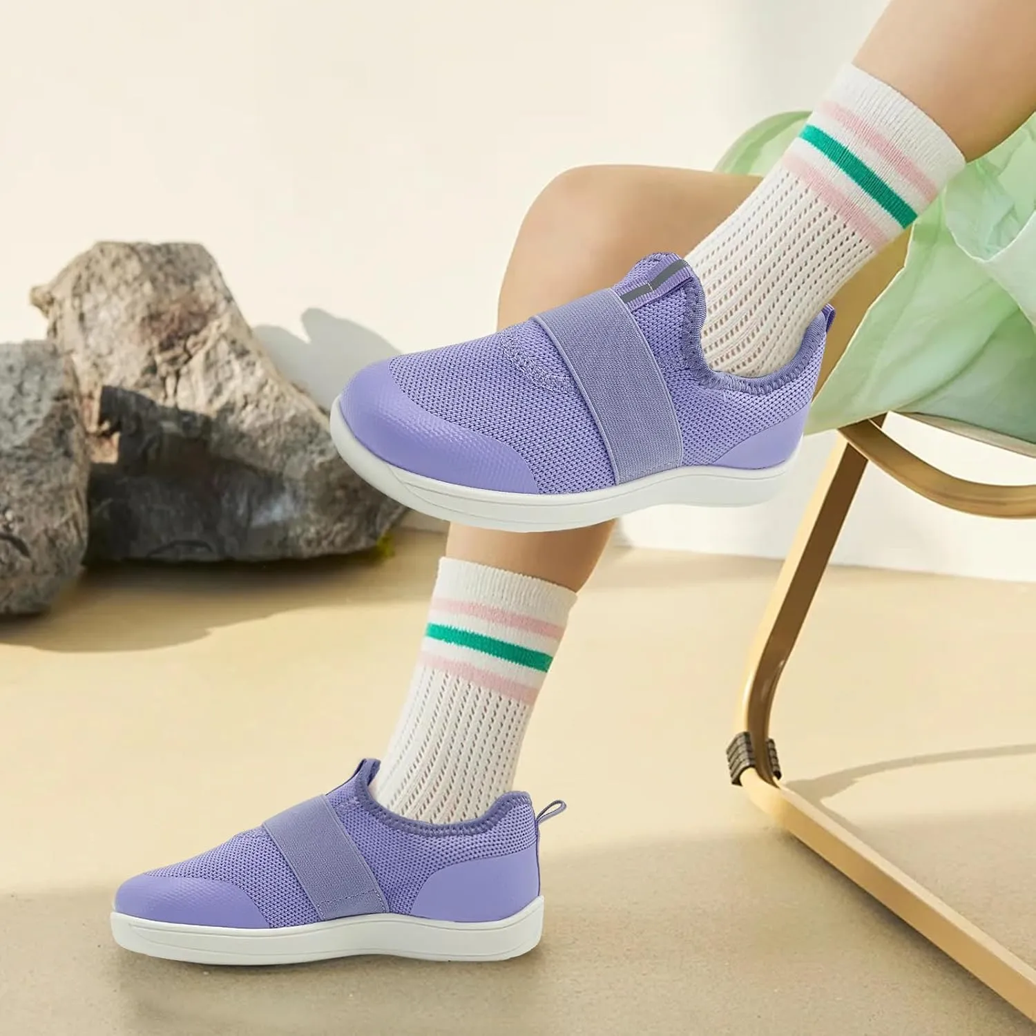 Toddler Shoes for Girls Boys Low Top Slip On Kids Casual Sneakers Comfor Lightweight Running Tennis Sports Shoes