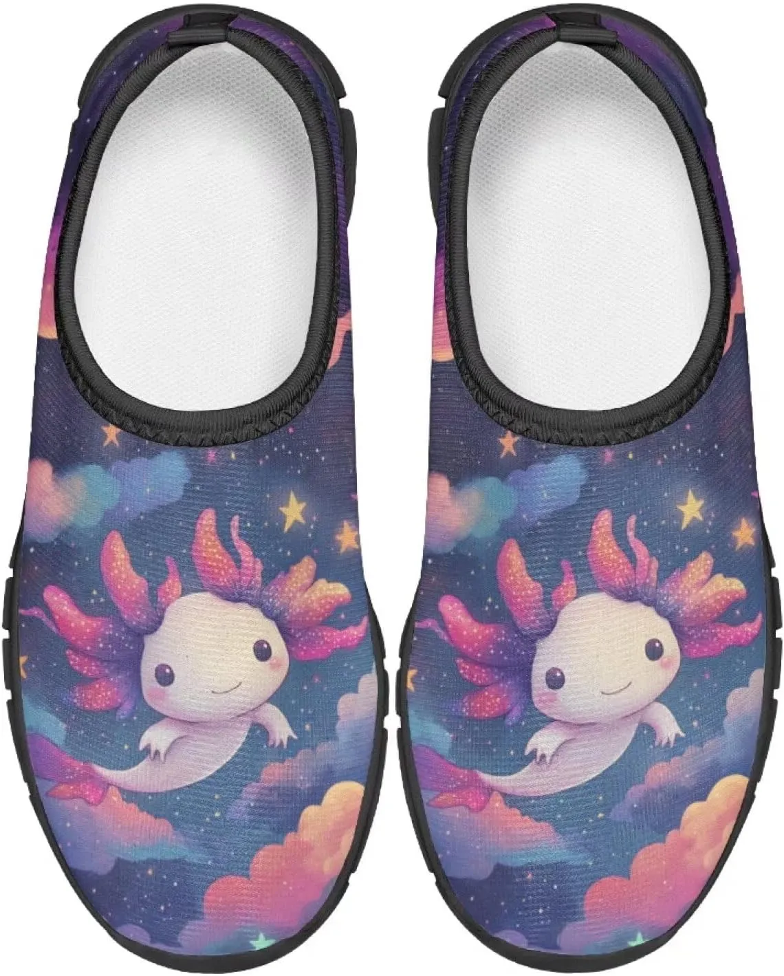 TODIYADDU Cute Lightweight Shoes for Girls Athletic Slip On Sneakers Casual Footwear