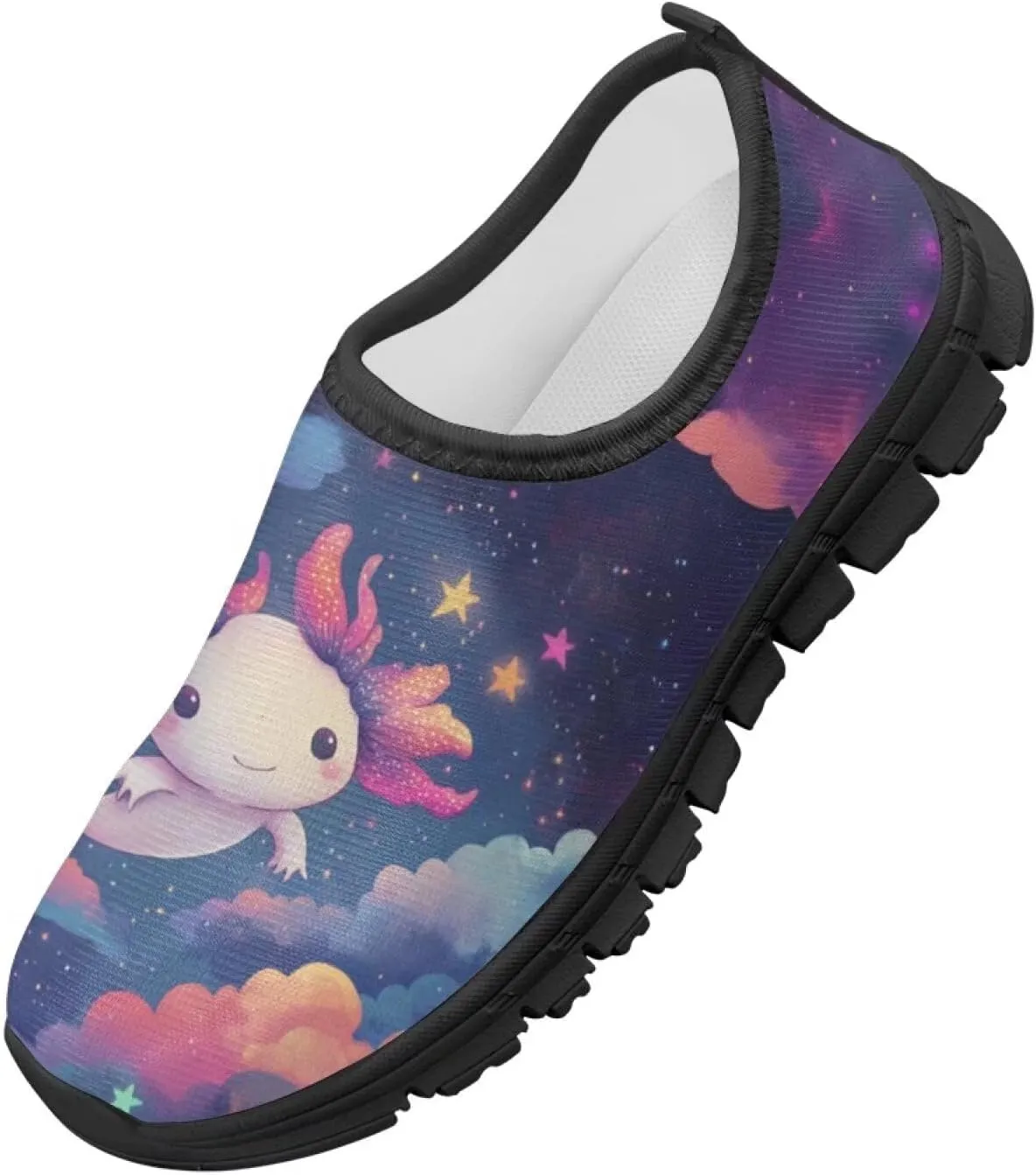 TODIYADDU Cute Lightweight Shoes for Girls Athletic Slip On Sneakers Casual Footwear
