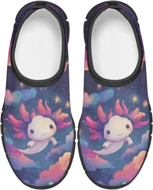TODIYADDU Cute Lightweight Shoes for Girls Athletic Slip On Sneakers Casual Footwear