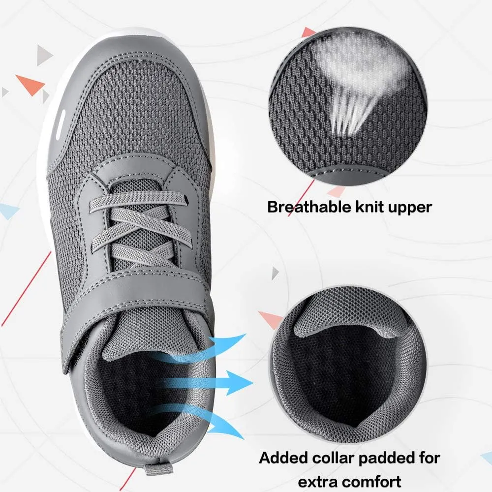 TOEDNNQI Toddler Boys & Girls Shoes Kids Running/Walking Breathable Lightweight Sports Sneakers