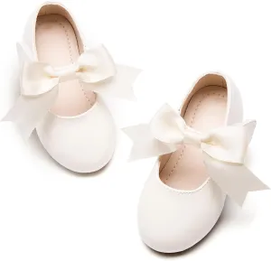 Tollder Girl Dress Shoes - Little Girl Ballet Flats for Wedding Party