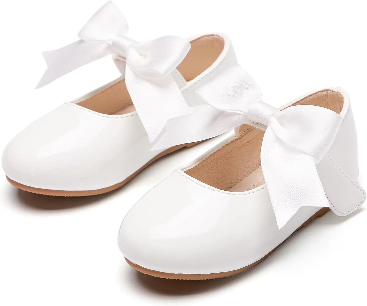 Tollder Girl Dress Shoes - Little Girl Ballet Flats for Wedding Party