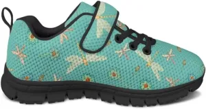 Unisex-Child Sneakers Hook and Loop Hiking Running Shoes with One Strap Toddler Lightweight Running Sneakers