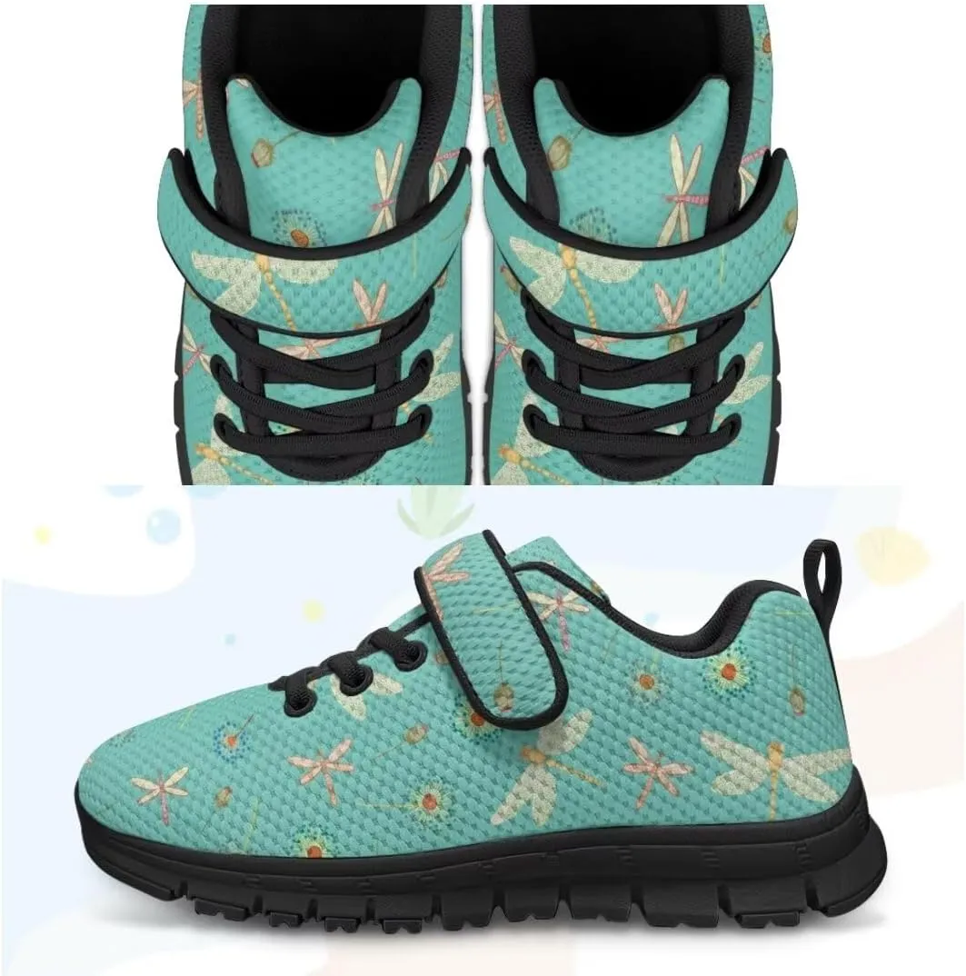 Unisex-Child Sneakers Hook and Loop Hiking Running Shoes with One Strap Toddler Lightweight Running Sneakers