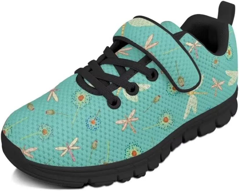 Unisex-Child Sneakers Hook and Loop Hiking Running Shoes with One Strap Toddler Lightweight Running Sneakers