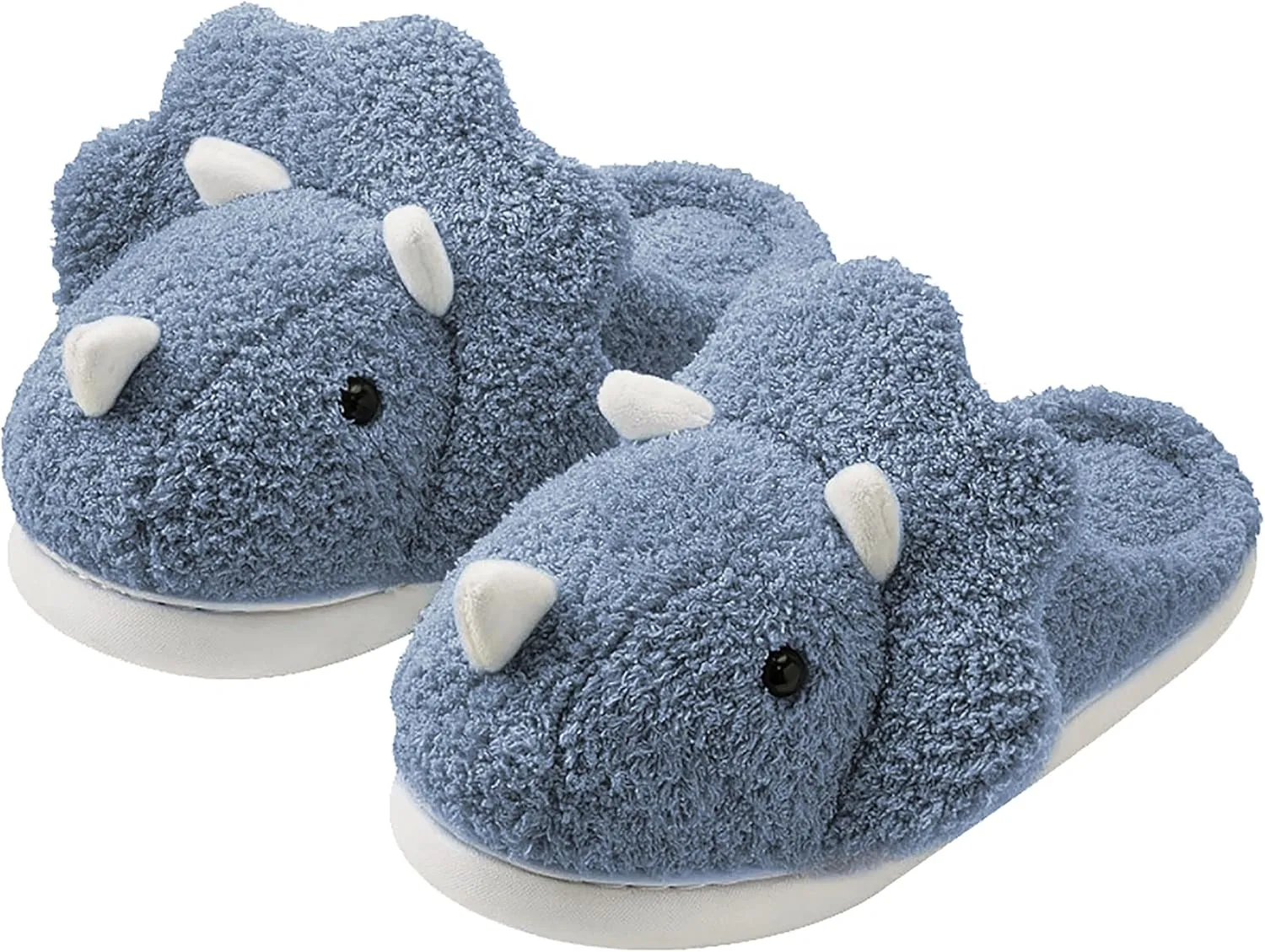 Unisex Dinosaur Slippers Plush House Slippers Soft Sandals Indoor & Outdoor Fuzzy Winter Slippers 2024